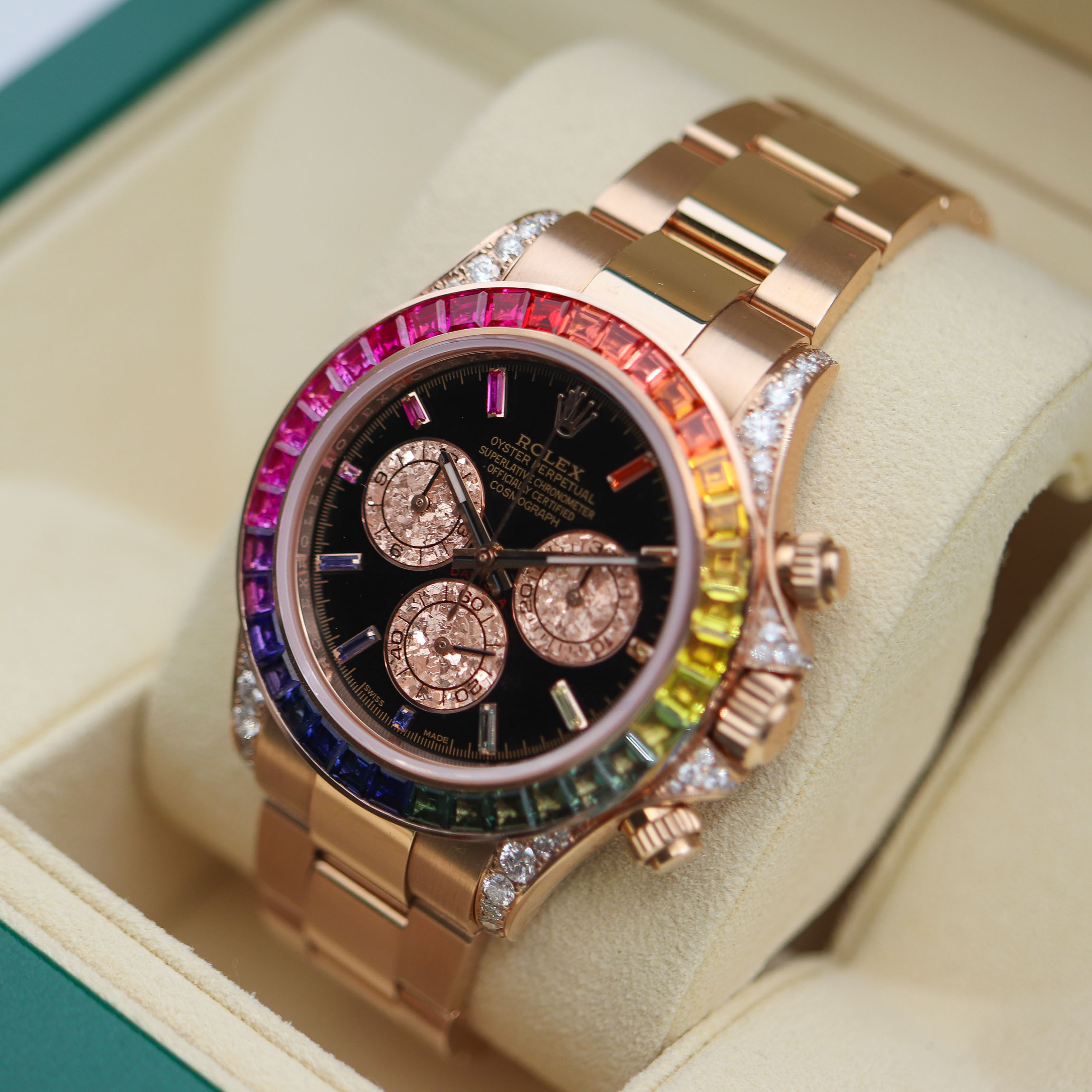 Cosmograph Daytona 116595 "Rainbow" Brand New "Very Rare"