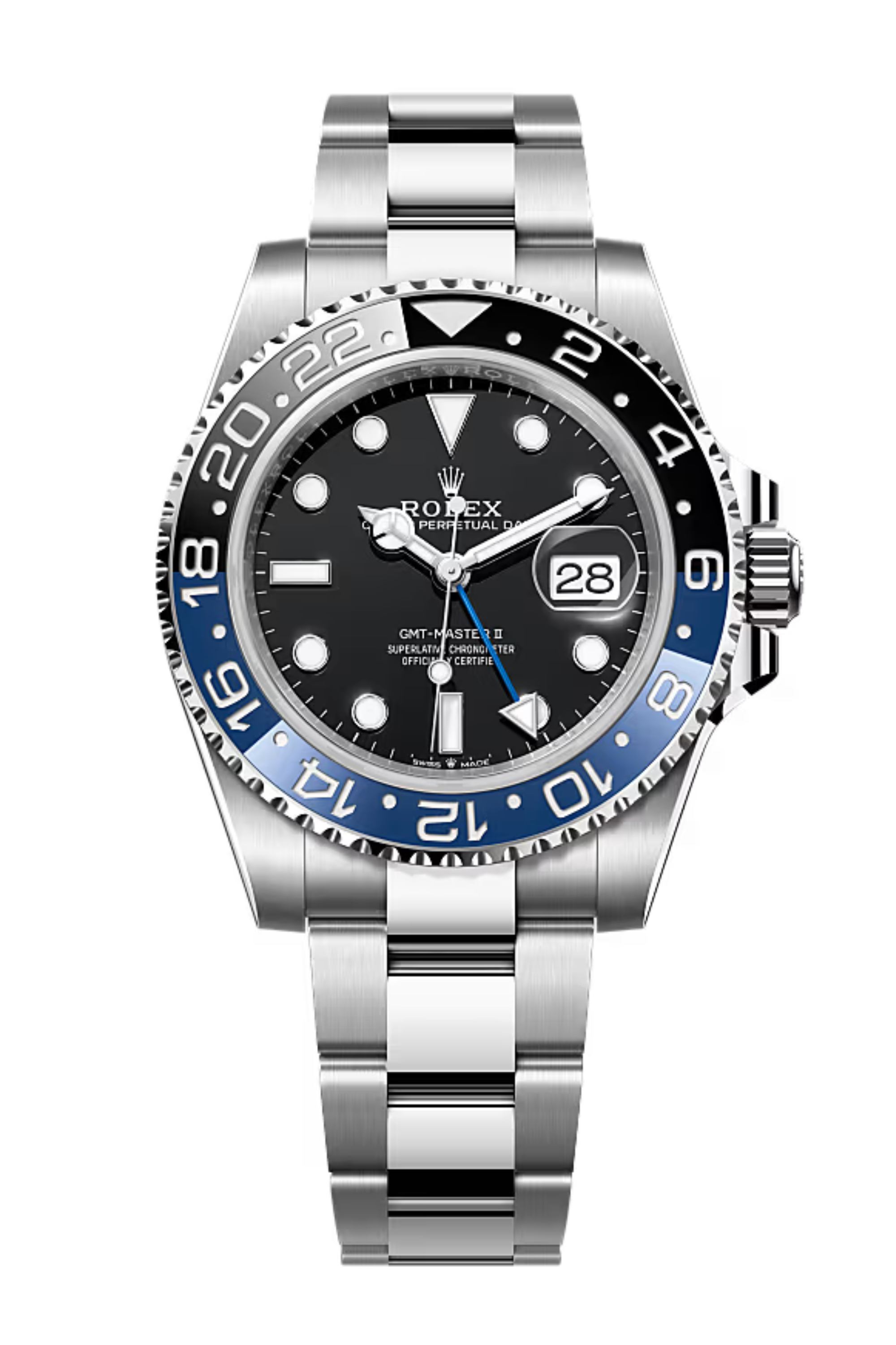 Rolex GMT Master ll Batman Oyster Bracelet Men's Watch M126710BLNR-0003