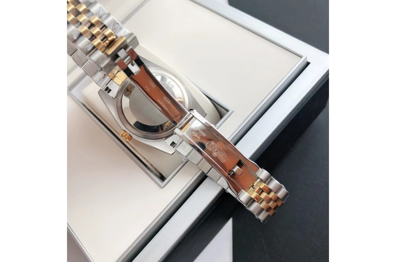 Rolex Datejust 36/28mm RG/SS Jub Grey/Rmn