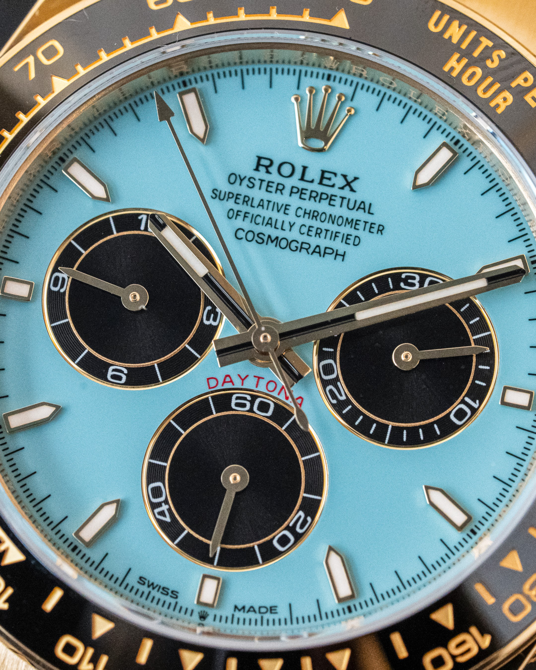 Rolex Cosmograph Daytona Turquoise Blue Dial 40 mm 126518ln-0014