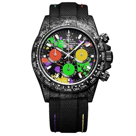 DIW Rolex Cosmograph Daytona Carbon Motley Watch