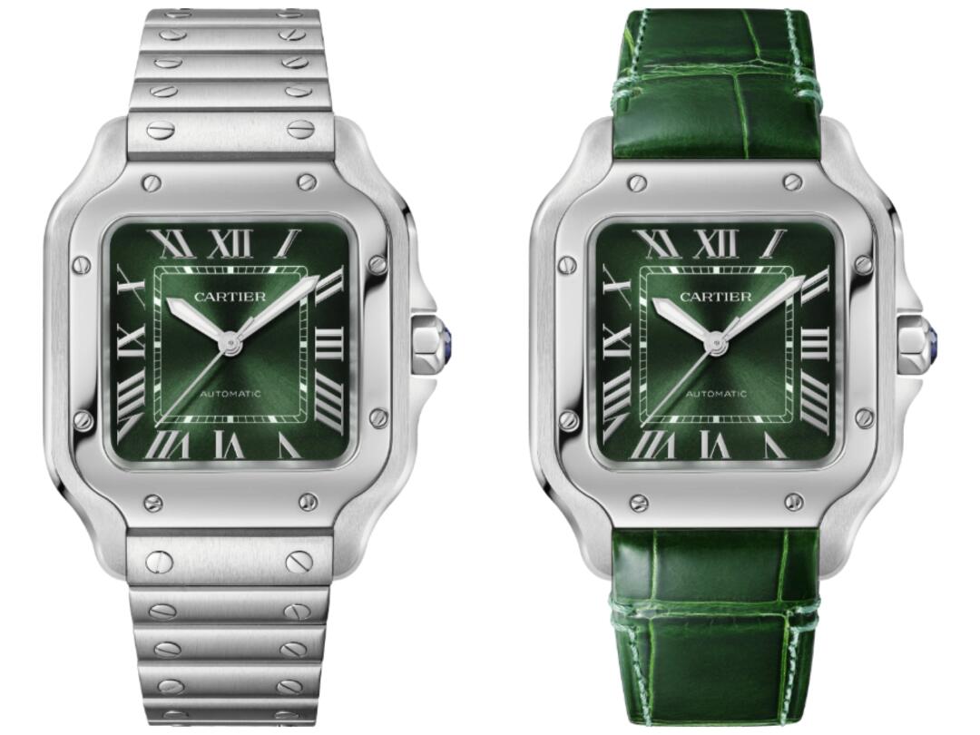 Cartier Santos Large Green