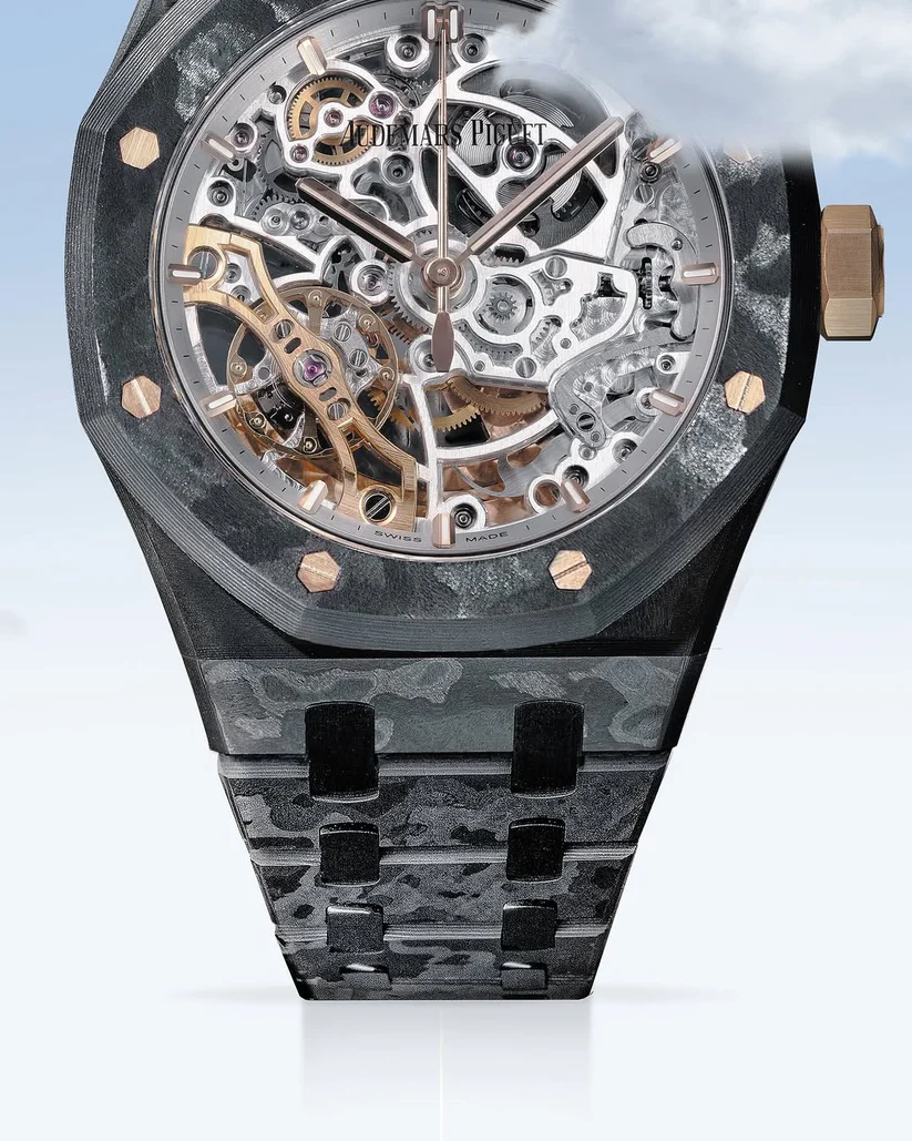 DiW All Carbon AP Royal Oak Double Balance Wheel Openworked 15467OR MHS Project