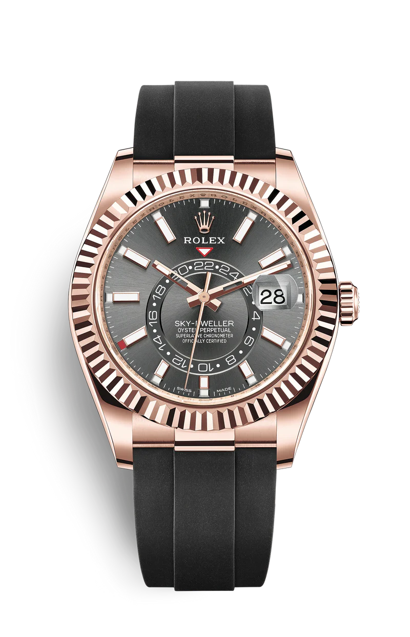 Rolex Sky-Dweller Oysterflex Slate Dial 326235-0006