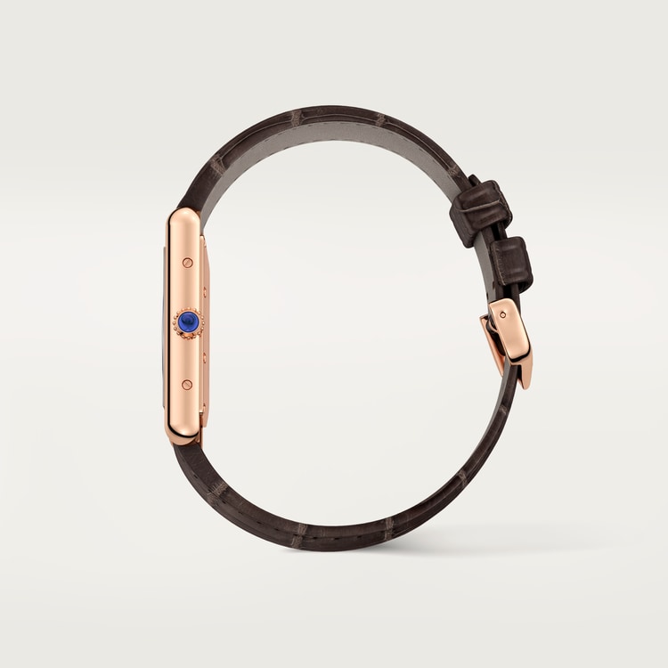 Tank Louis Cartier watch Large model Silvered beaded dial 33.7 mm