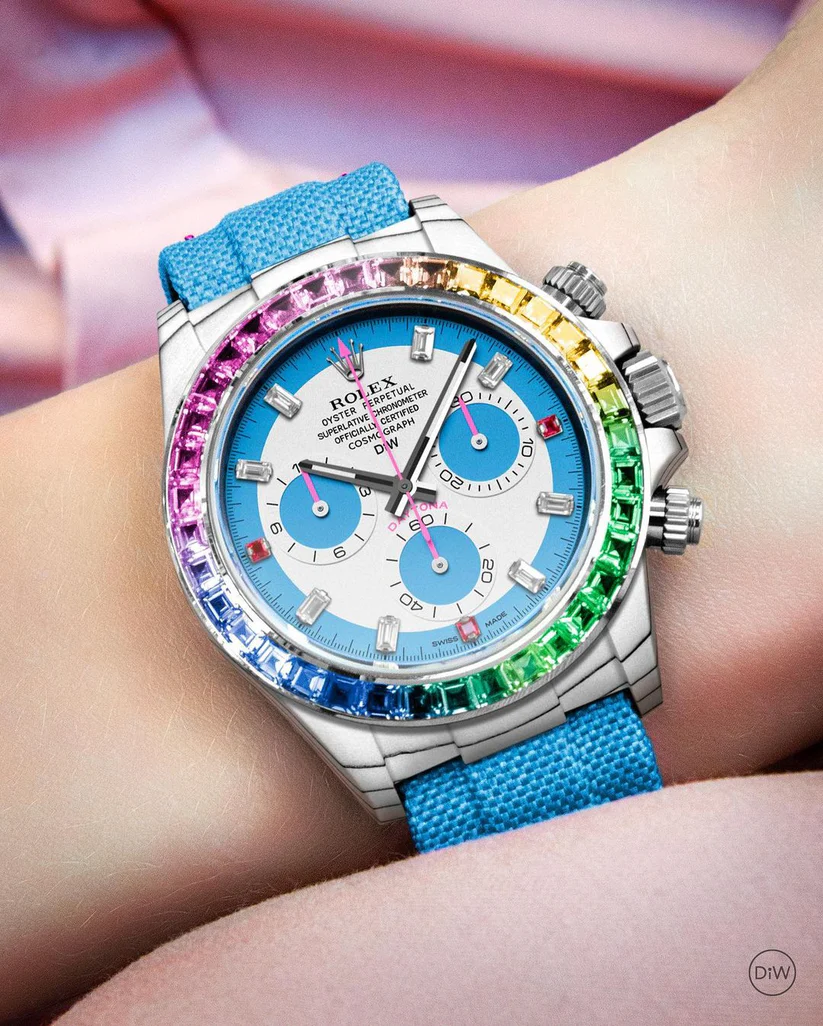 DiW Rolex Daytona RAINBOW
