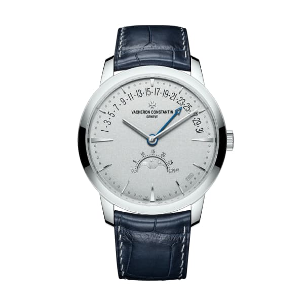 Vacheron Constantin Patrimony Watch Moon Phase Retrograde Date - Collection Excellence Platine Ref. #