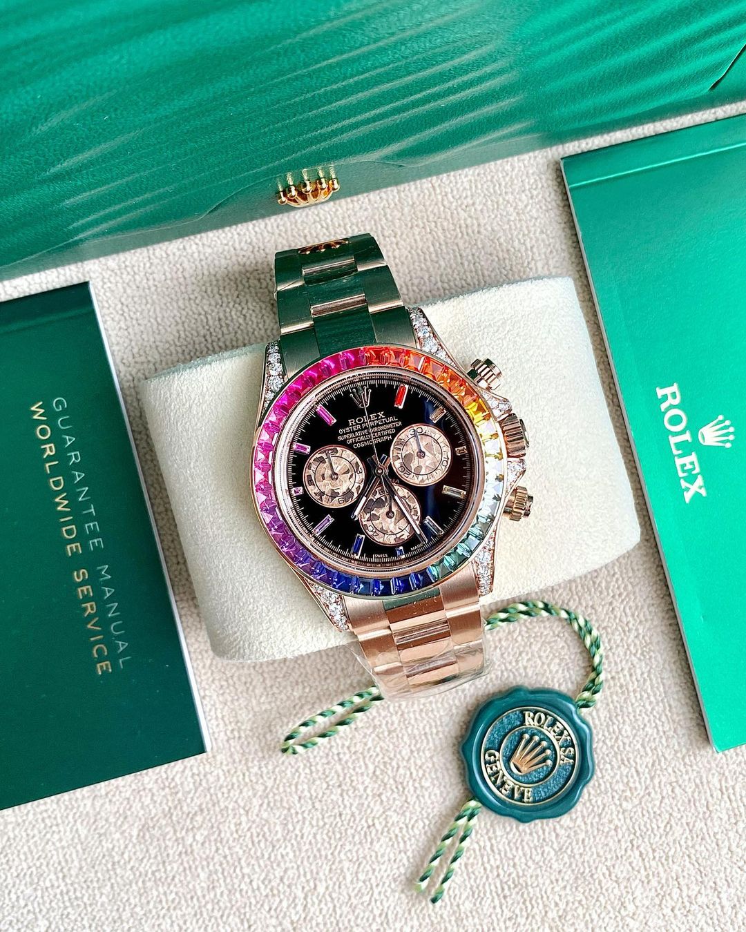 Cosmograph Daytona 116595 "Rainbow" Brand New "Very Rare"
