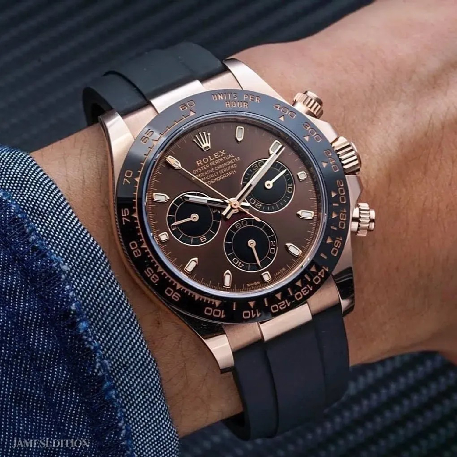 Cosmograph Daytona Everose Gold Oysterflex M116515LN-0041