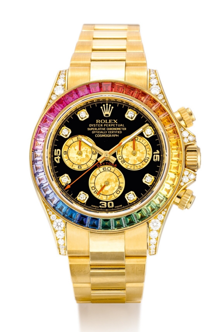 Rolex Daytona Rainbow Diamond Yellow Gold 40mm 116598RBOW