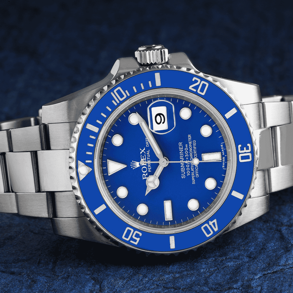 Rolex Submariner Date White Gold Men's Watch 116619LB