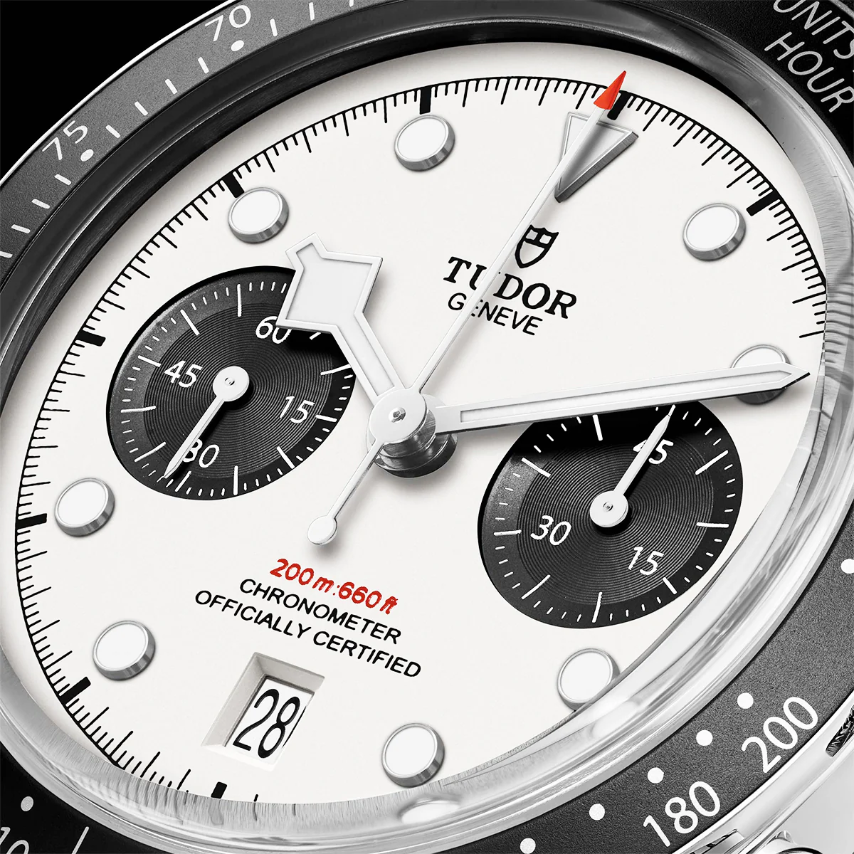 Black Bay Chrono 41mm Opaline/Black Dial Men's Automatic Bracelet Watch