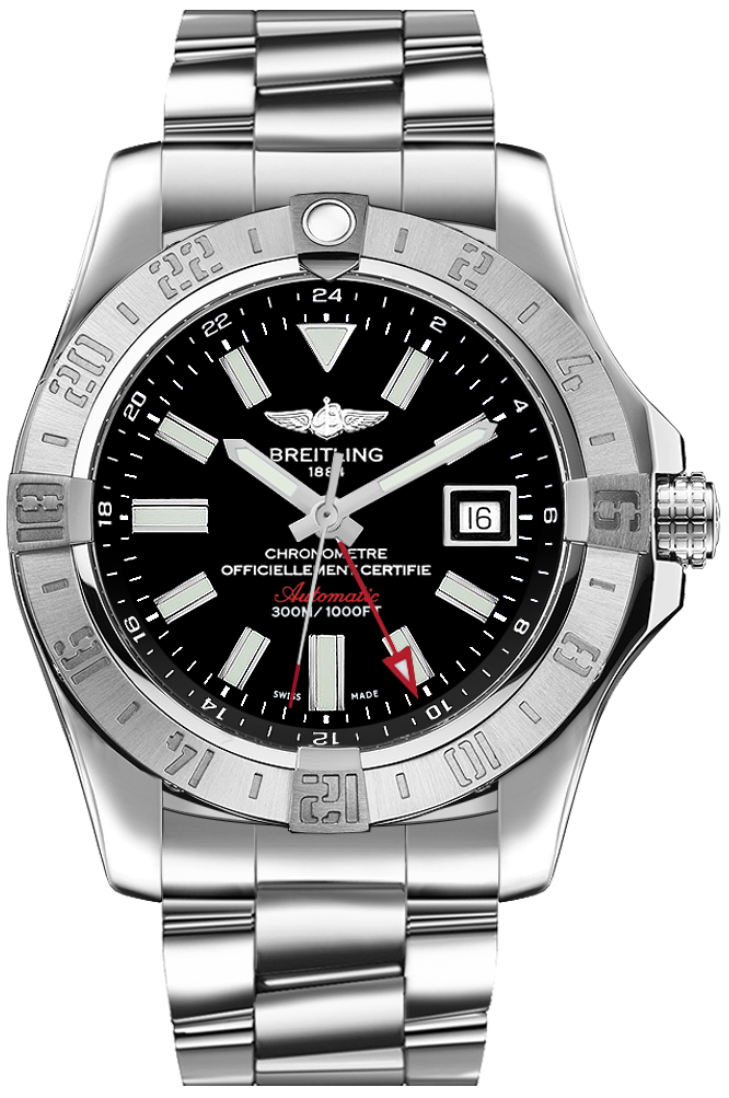 Avenger II GMT Black Dial 43mm