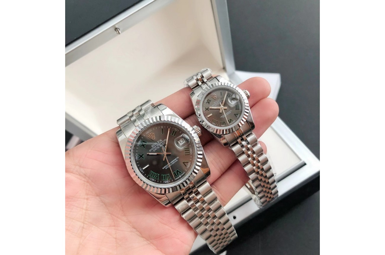 Rolex Datejust 36/28mm SS/SS Jub Grey/Rmn
