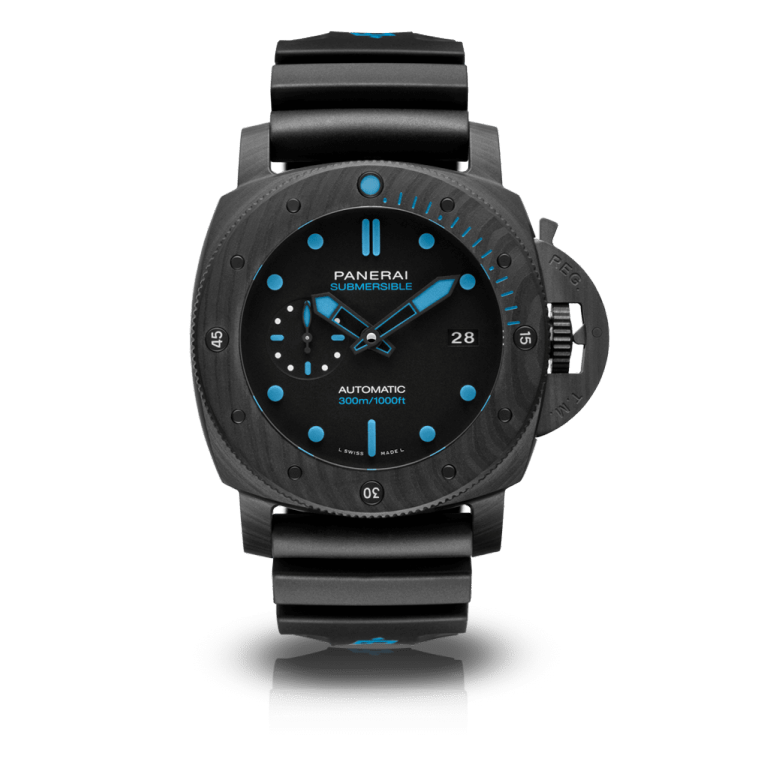 Submersible Full Black Mix Blue Carbotechβ’ 47mm