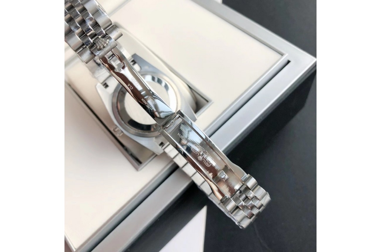 Rolex Datejust 36/28mm SS/SS Jub Green/Dia