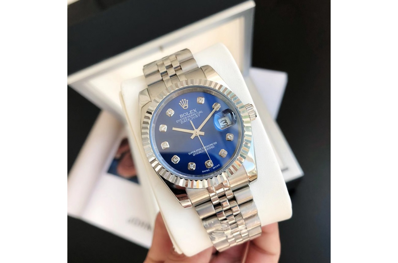 Rolex Datejust 36/28mm SS/SS Jub Blue/Dial