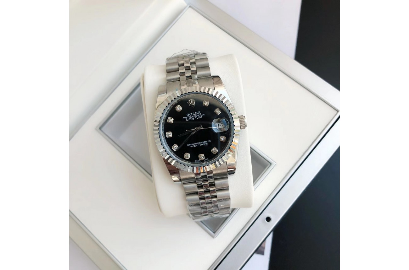 Rolex Datejust 36/28mm SS/SS Jub Black/Dial