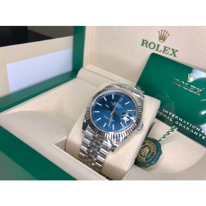 Rolex Datejust 41 Blue Dial Men's Watch 126334-0002