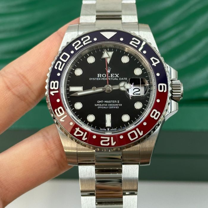 Rolex GMT Master II Pepsi Oystersteel Men's Luxury Watch M126710BLRO-0002