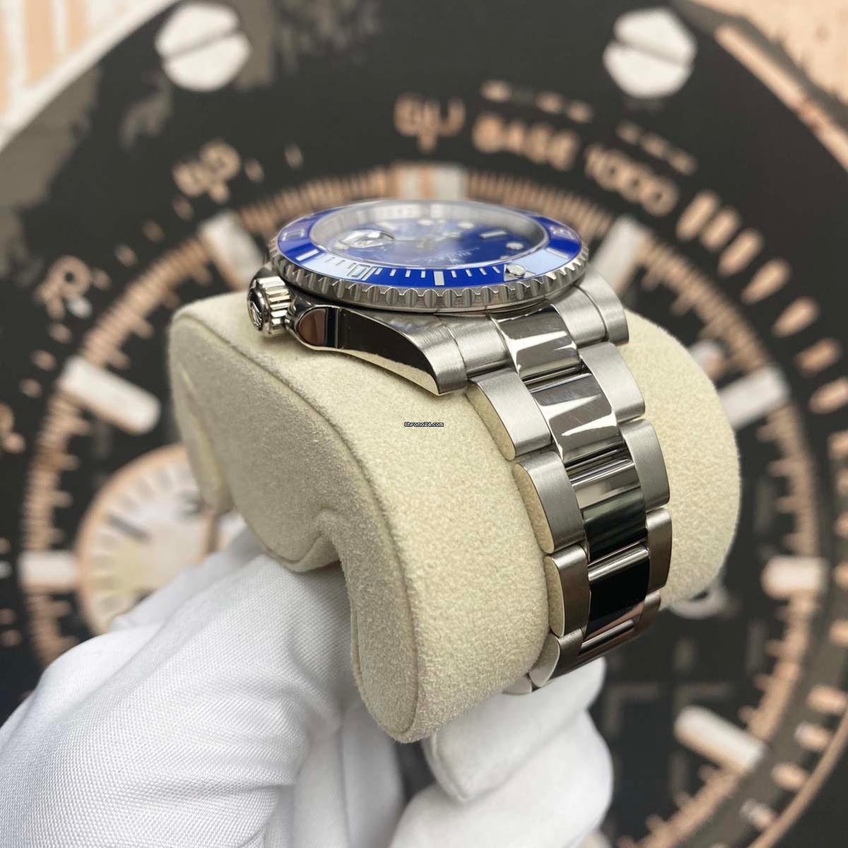 Rolex Submariner Date White Gold Men's Watch 116619LB