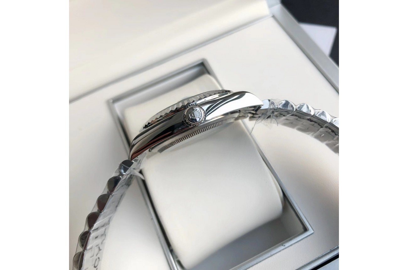 Rolex Datejust 36/28mm SS/SS Jub Green/Dia