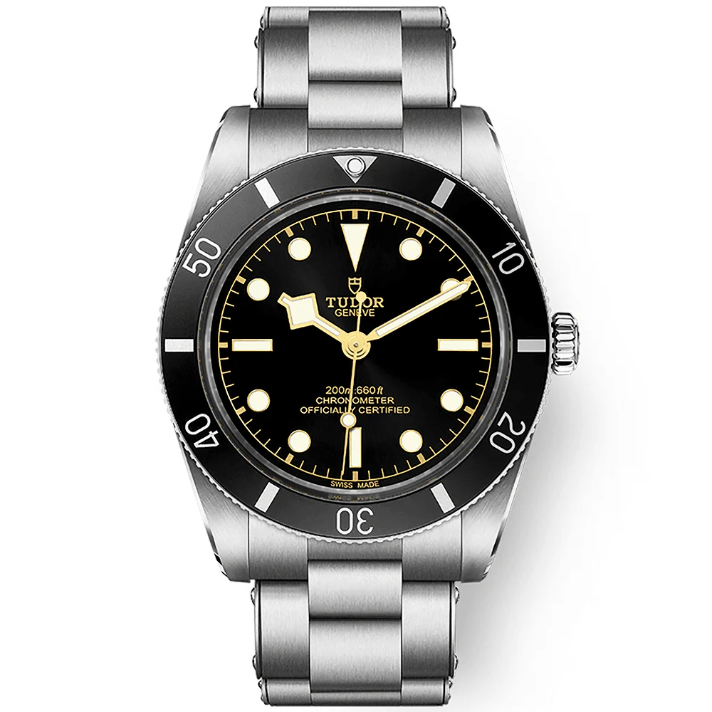 Black Bay 54 37mm Black Dial & Bezel Automatic Bracelet Watch