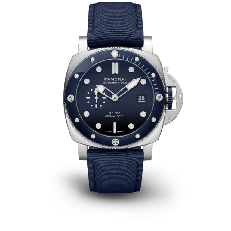 Submersible Blue QuarantaQuattro ESteelβ’ Blu Profondo 44mm