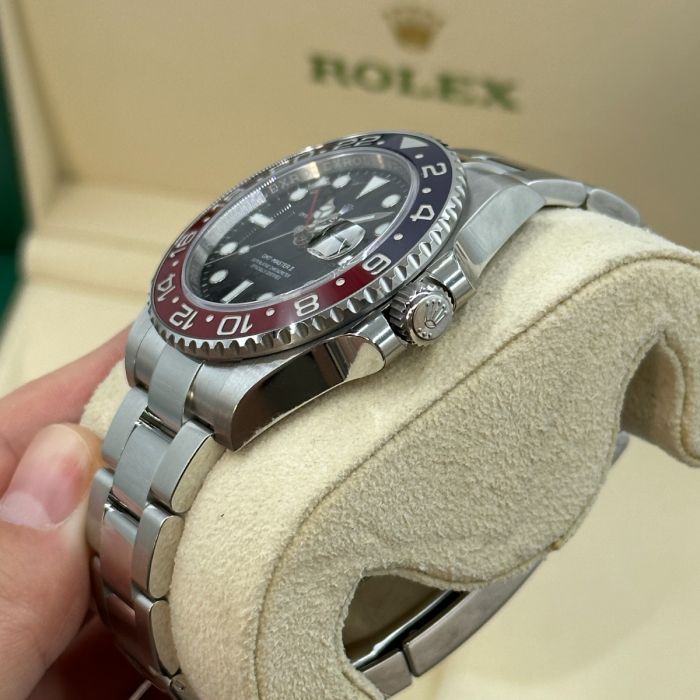 Rolex GMT Master II Pepsi Oystersteel Men's Luxury Watch M126710BLRO-0002