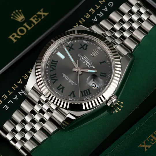 Rolex DATEJUST 41 Oyster, 41 mm, Oystersteel and white gold M126334-0022