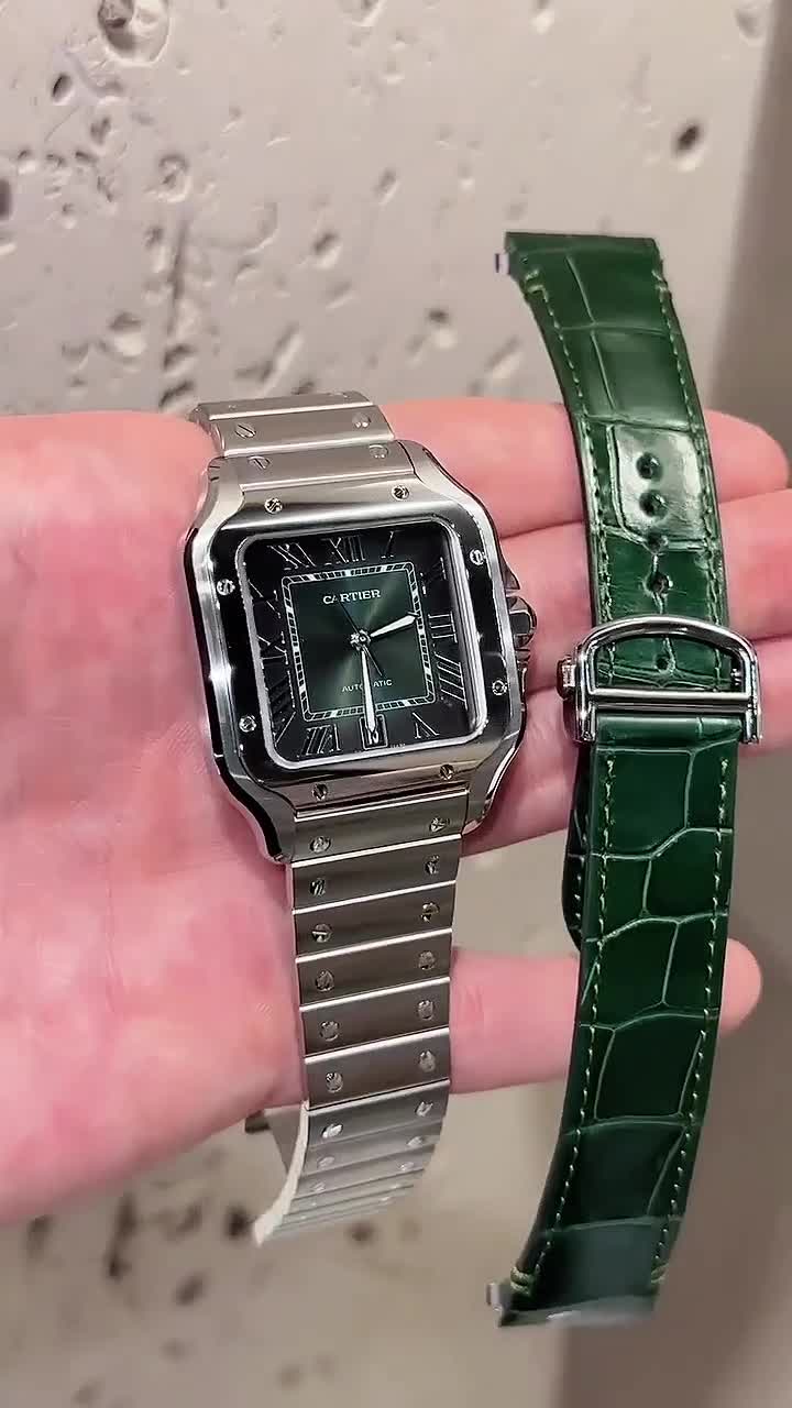 Cartier Santos Large Green