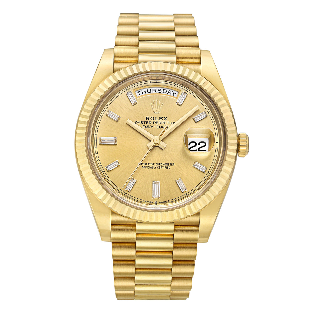 228238 DAY-DATE 40 YELLOW GOLD