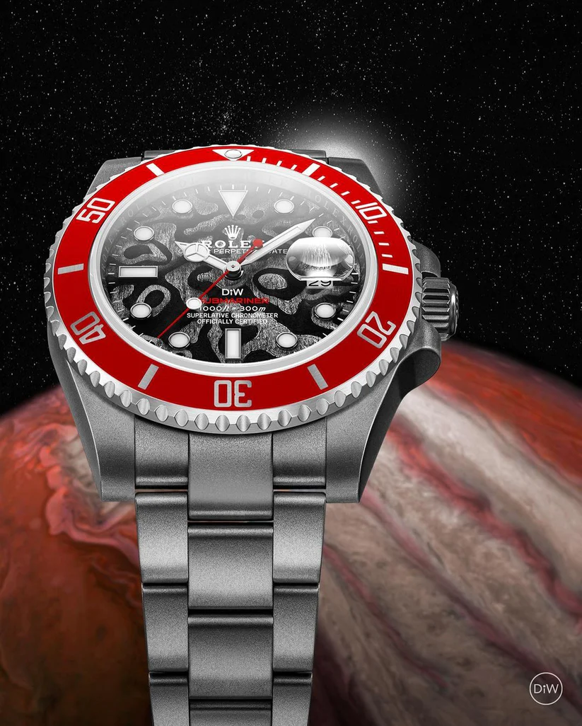 DiW Rolex Submariner PLUTO Rolex DiW Blackwater Ghost