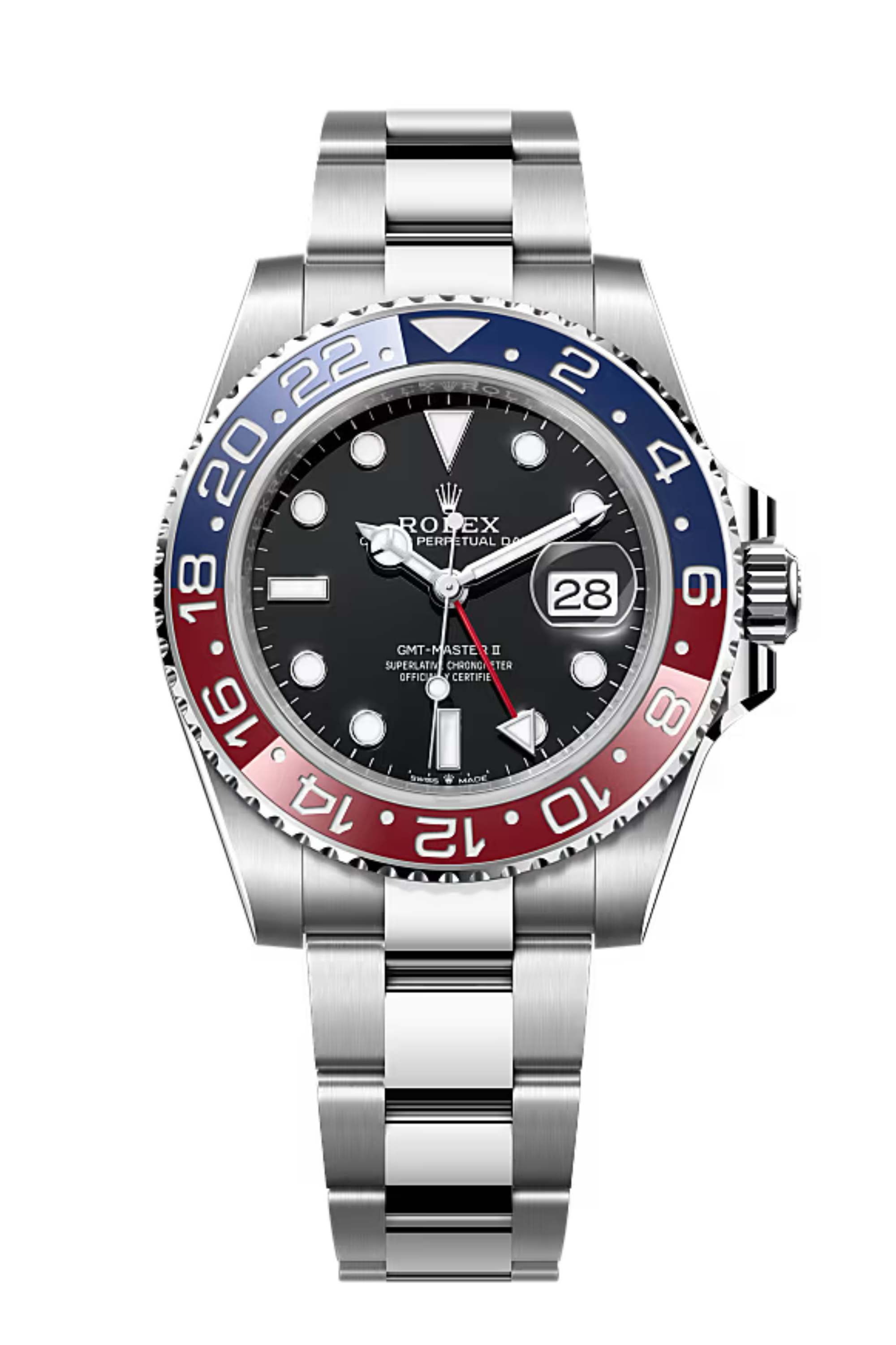 Rolex GMT Master II Pepsi Oystersteel Men's Luxury Watch M126710BLRO-0002