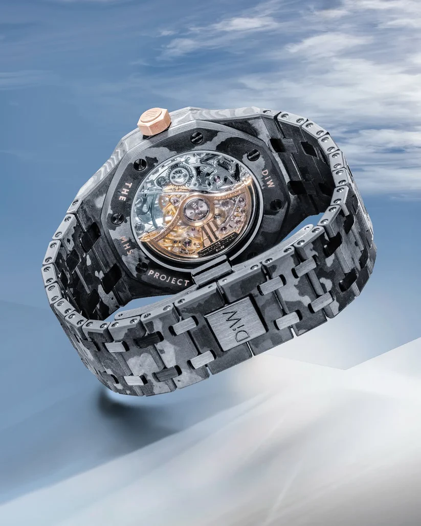 DiW All Carbon AP Royal Oak Double Balance Wheel Openworked 15467OR MHS Project