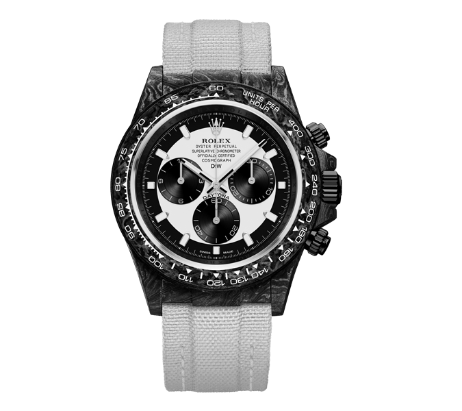Daytona Dew Collection Carbon Cream 41 mm Premium Super Carbon Fiber Customized Edition Cos