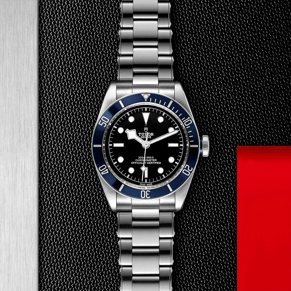 Black Bay 41mm Black Dial & Blue Bezel Men's Automatic Bracelet Watch