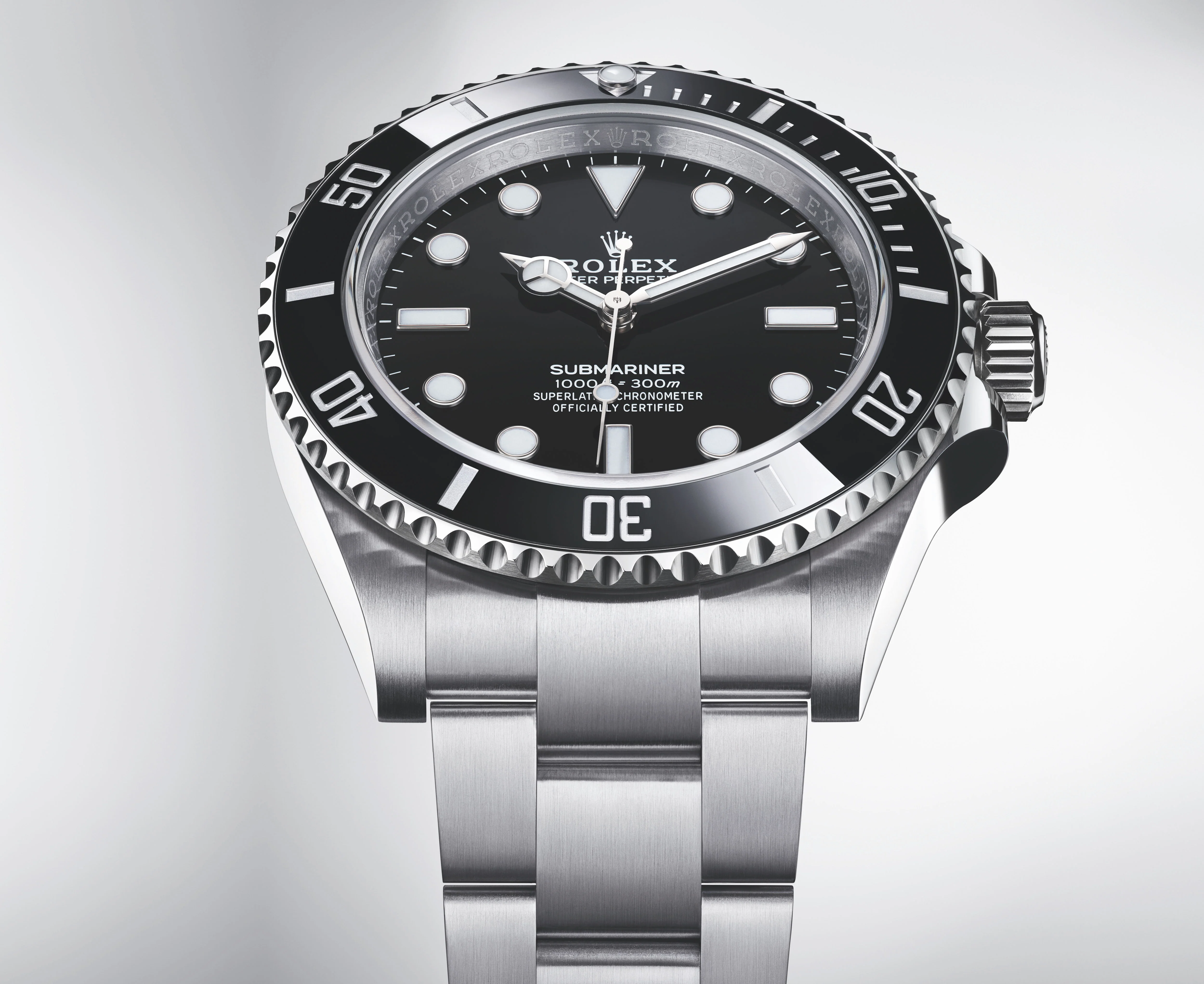 Rolex Submariner No Date Diver Watch Black Dial 40mm 114060-0002