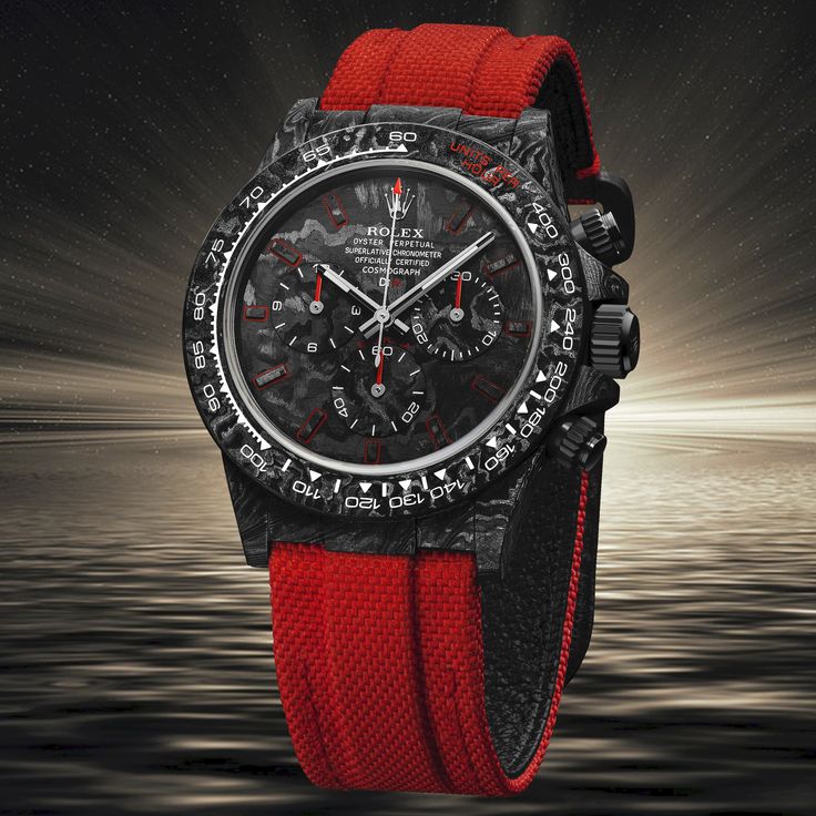 DiW Rolex Daytona βALL CARBON RED EDITION