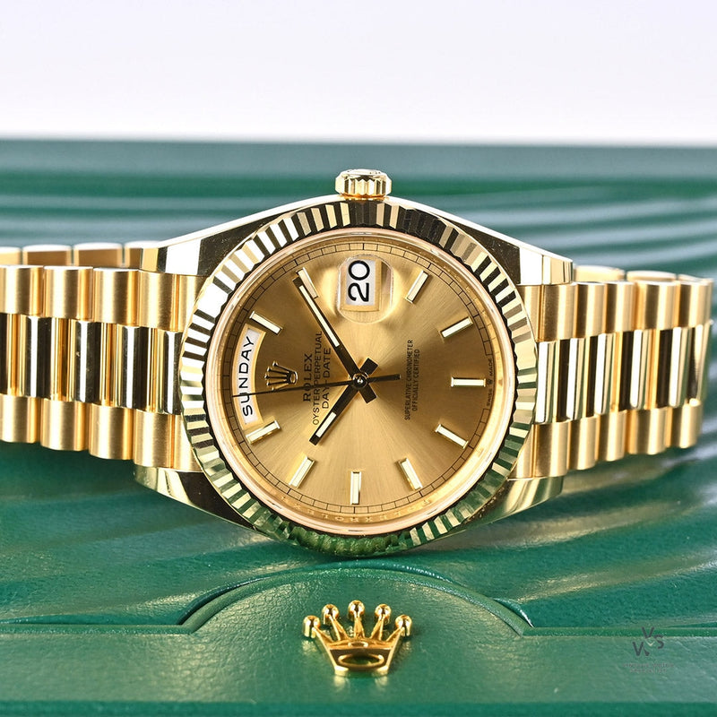 228238 DAY-DATE 40 YELLOW GOLD