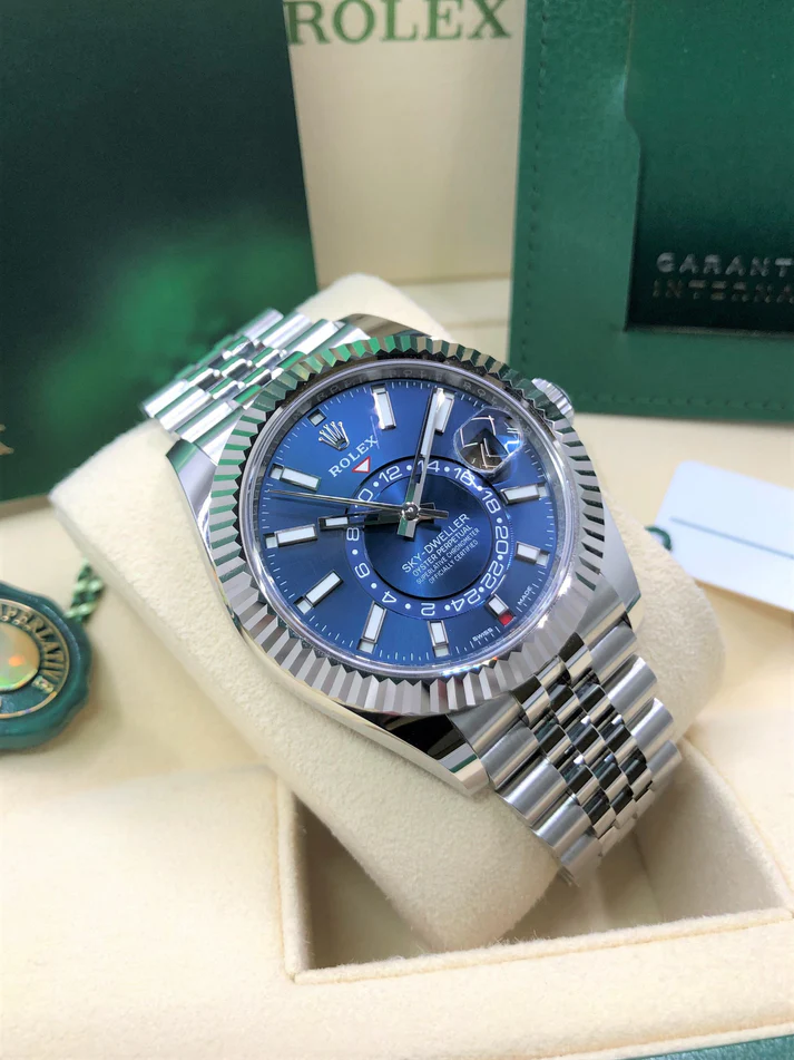 Rolex Sky-Dweller 42mm Black Dial Oyster Bracelet Men's Watch 326939