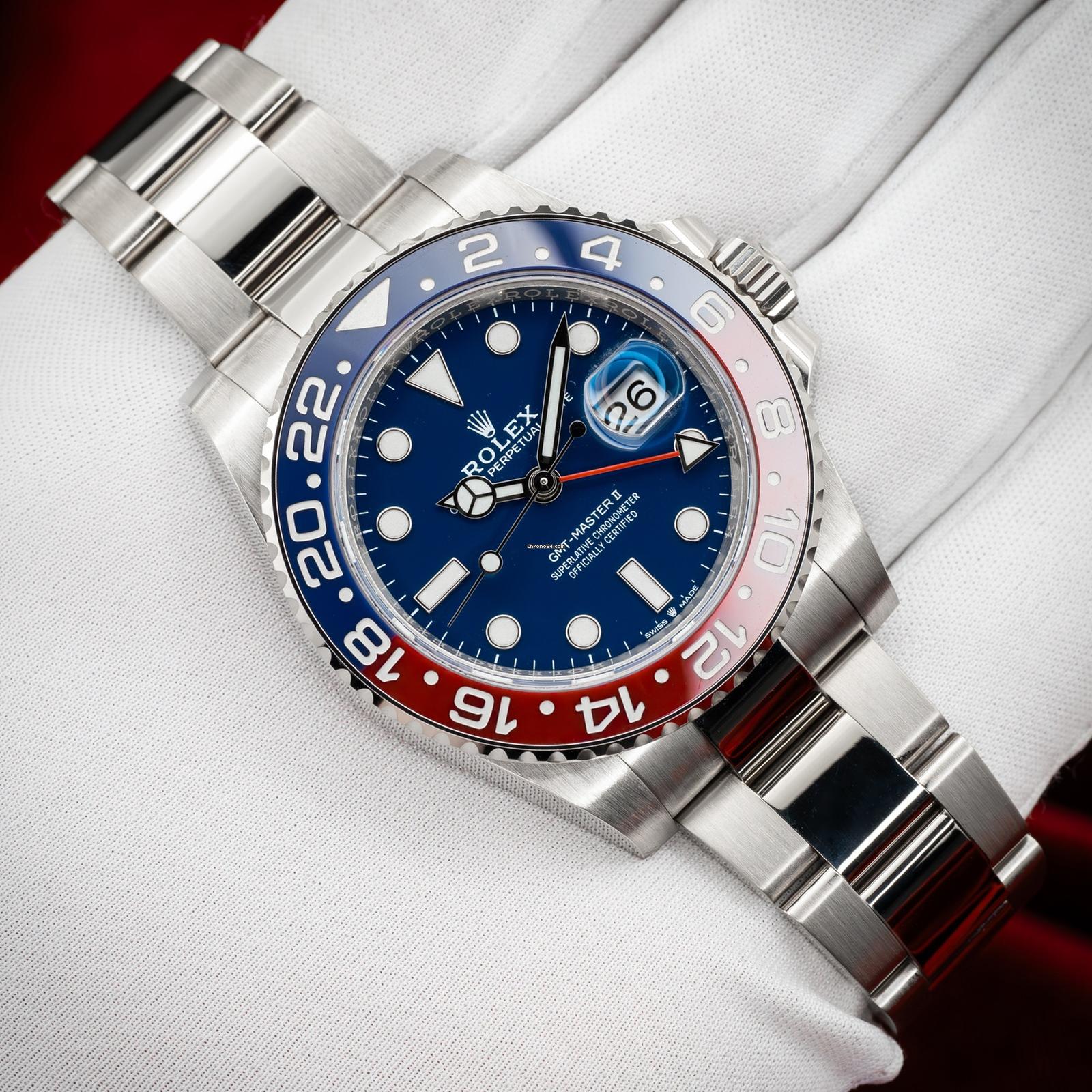 Rolex GMT-Master II Pepsi Blue Dial Men's Watch 126719BLRO-0003