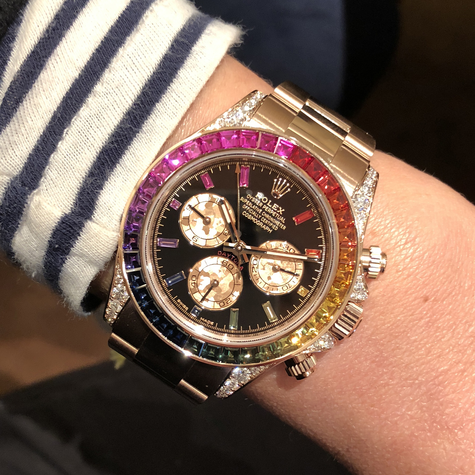 Cosmograph Daytona 116595 "Rainbow" Brand New "Very Rare"