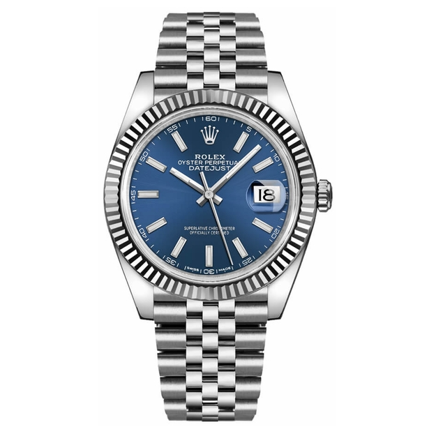 Rolex Datejust 41 Blue Dial Men's Watch 126334-0002