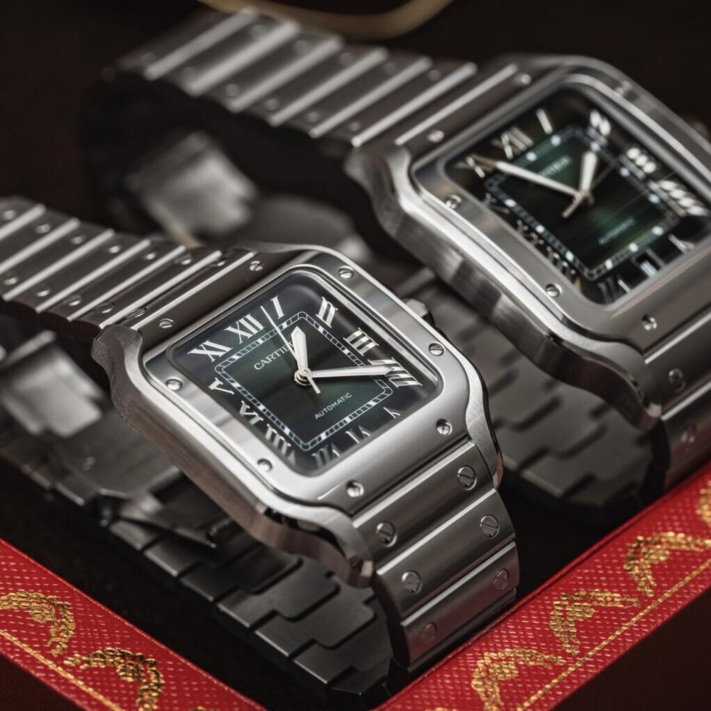 Cartier Santos Large Green