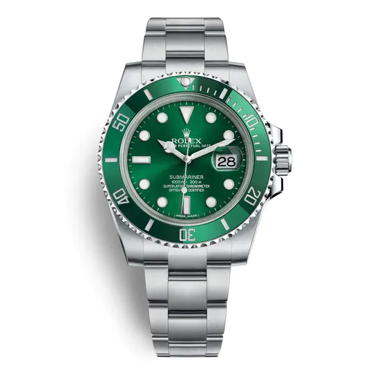 Rolex Submariner Date Hulk Oystersteel Men's Watch 116610LV-0002