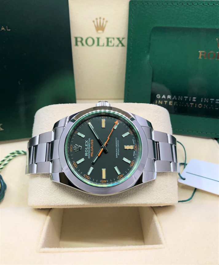 Rolex MILGAUSS Oyster, 40 mm, Oystersteel M116400GV-0002