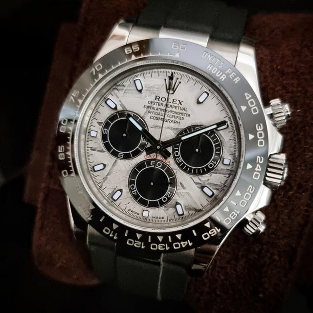 Rolex Cosmograph Daytona White Gold Meteorite 116519LN Replica