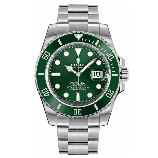 Rolex Submariner Date Hulk Oystersteel Men's Watch 116610LV-0002