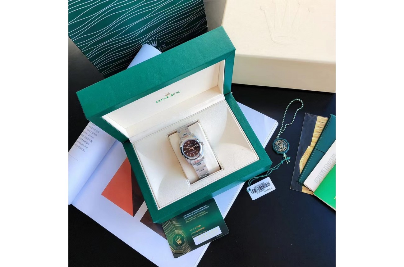 Rolex Oyster Perpetual 31/41mm SS/SS Black/Stk